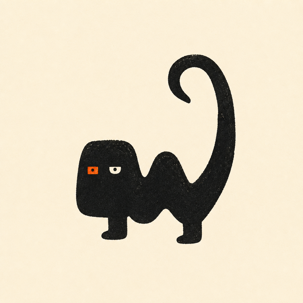WEIR's black hookling mascot